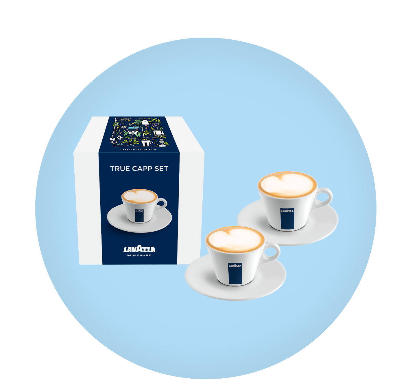Milchkaffee Tassen-Set True Capp