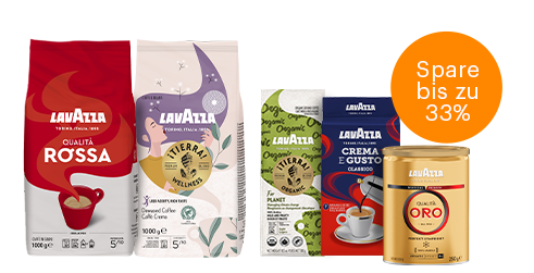 Tolle festliche Kaffee Angebote Dezember 2023 Lavazza